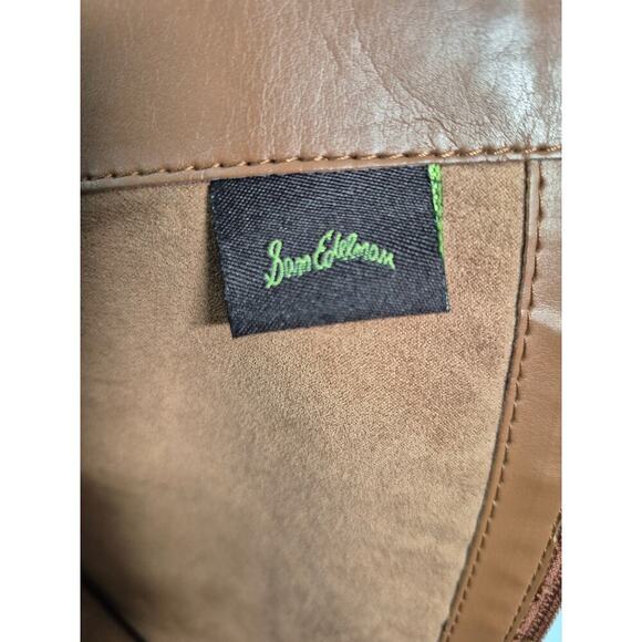 Sam Edelman Penny/Whiskey Brown Soft Leather Boots Sz 7/37 M - Picture 7 of 11